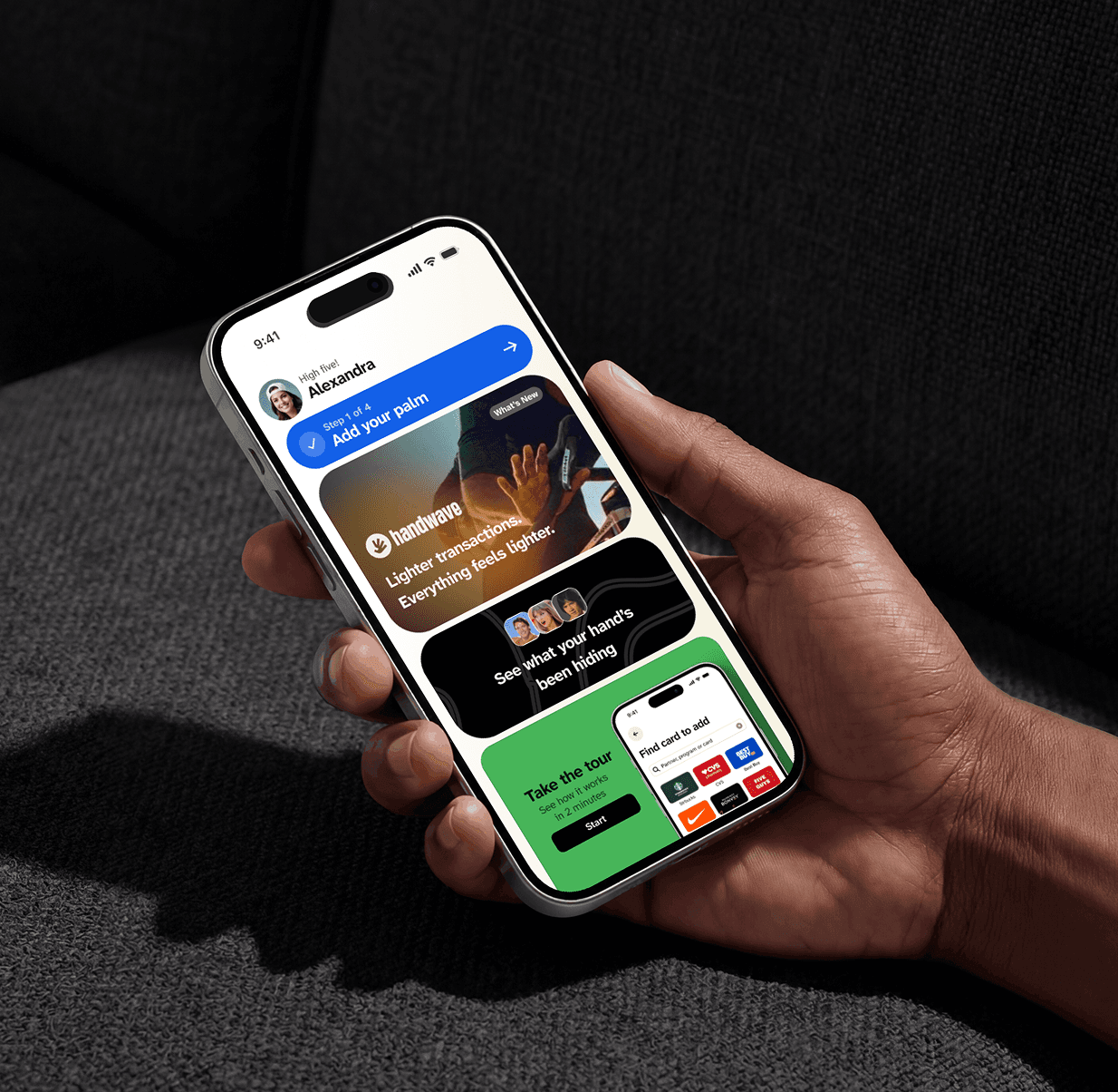 Handwave project mockup