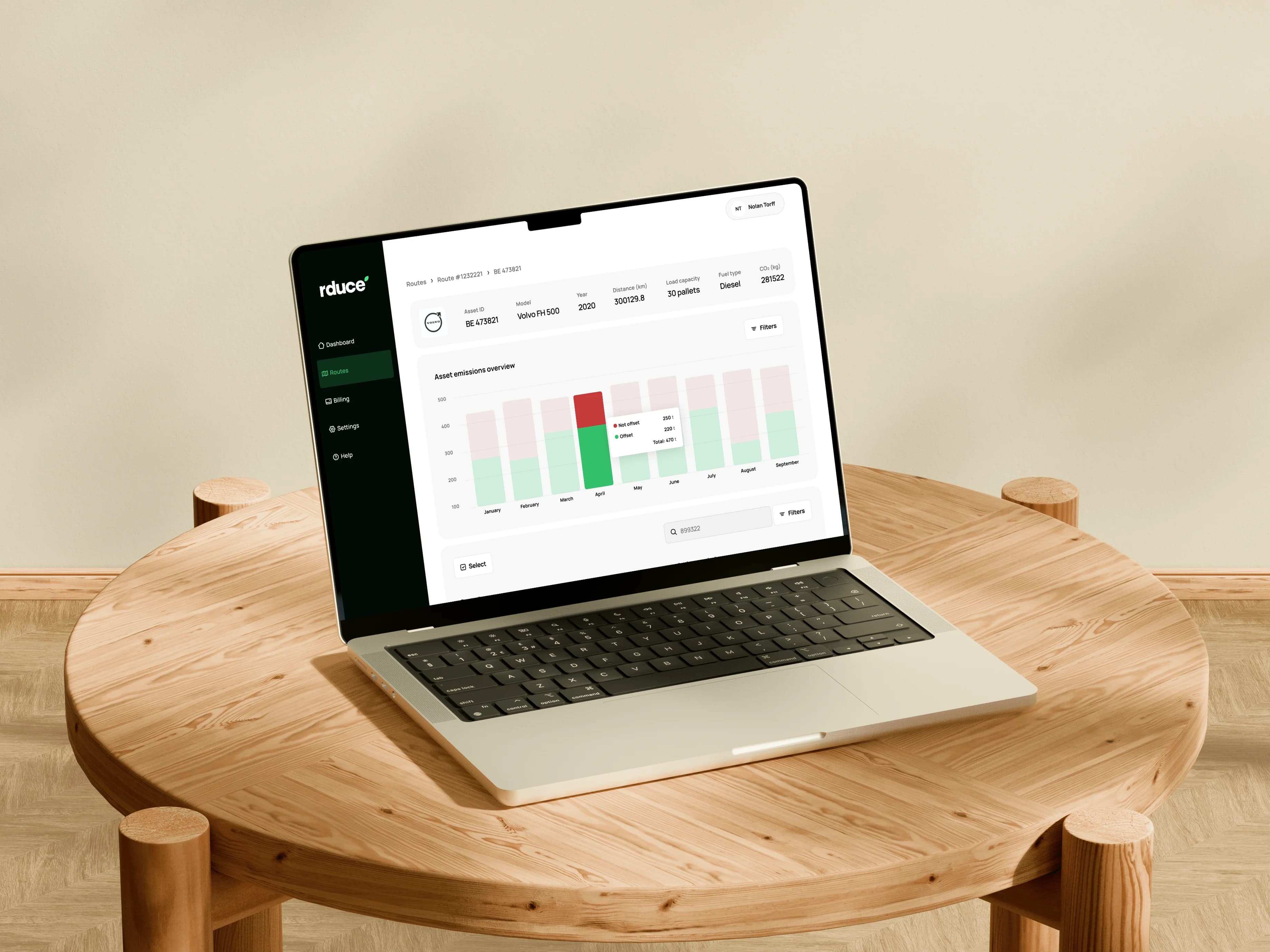 Rduce, CO₂ tracking for logistics and sustainability reporting
